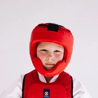 Шолом для карате ЧЕРВОНИЙ