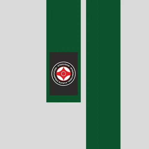 Belt for kimono (obi) IKO GREEN