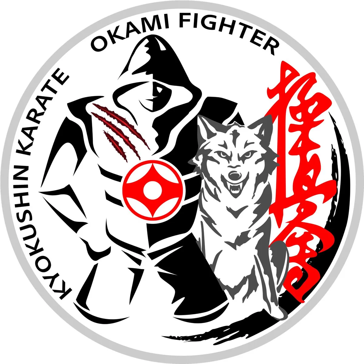 Шеврон клубу "OKAMI FIGHTER"